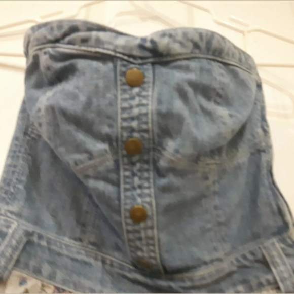 HOST PICK 🌸Blanco vintage Denim floral Dress🌸 - Picture 5 of 13